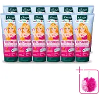 Kneipp 12 x - Shampoo & Douche - Prinsessen - 200 ml - Bulkverpakking - Kinderdouchegel - Douchemop - Kinderbad