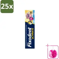 Fixodent 25 x – Kleefpasta – Ultimate Fresh – 40 g - Bulkverpakking - Kleefpasta kunstgebit - Douchemop - Kunstgebit fixatie