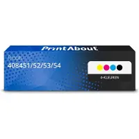 PrintAbout Toner 408451/52/53/54 (M C240) 4-kleuren Multipack geschikt voor Ricoh