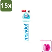 Meridol 15 x - Tandpasta - Dagelijkse Tandverzorging - Beschermt tegen Tandvleesproblemen - 75 ml - Bulkverpakking - Tandpasta - Douchemop - Tandvlees