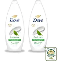 Dove 2 x – Douchegel – Fresh Care – 250 ml - Wasstrips - Douchegel - Fris - Schone Huid - Huid Reinigen - Huid Hydrateren