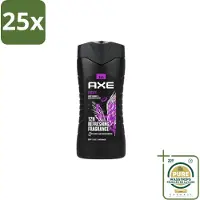 Axe 25 x – Douchegel – Excite - 250 ml - Wasstrips - Douchegel - Douchegel Zwarte Peper Kokosnoot - Douchegel Voor Mannen - Douchegel Kruidige Geur - Douchegel Warm En Fris