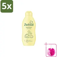 Zwitsal 5 x – Shampoo – Mild & Verzorgend – 200 ml - Bulkverpakking - Baby shampoo - Douchemop - baby shampoo