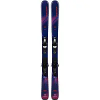 Dynastar - Packs (ski's & bindingen) - M-Menace Team + Kid 4 2027 voor Unisex - Kindermaat 122 cm - Paars