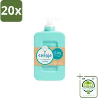 Seepje 20 x - Handzeep - Eucalyptus met Rozemarijn - 300 ml - Antiseptische Geur - Grootverpakking - Vaatwasstrips - Handzeep - Eucalyptus - Rozemarijn - Natuurlijke Handzeep - Antiseptische Handzeep