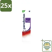 Parodontax 25 x – Tandpasta – Ultra Clean – 75 ml - Wasstrips - Tandpasta - Tandplak - Tandvlees - Bloedend Tandvlees - Fluoride
