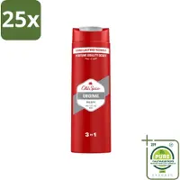 Old Spice 25 x - Original - Douchegel 3-in-1 - Reinigt, Verfrist & Verzorgt - 400 ml - Grootverpakking - Vaatwasstrips - Douchegel - Reinigen - Verfrissen - Verzorgen - Lichaam