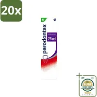 Parodontax 20 x – Tandpasta – Ultra Clean – Bloedend Tandvlees – 75 ml - Wasstrips - Bloedend Tandvlees - Tandpasta - Tandvleesbescherming - Tandplak - Fluoride