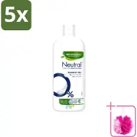 Neutral 5 x – Douchegel – Sensitive Skin – 900 ml - Bulkverpakking - Gevoelige huid - Douchemop - Droge huid