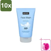 Sence 10 x - Alle Huidtypes - Face Wash - Verfrissend - 150 ml - Bulkverpakking - Face wash - Douchemop - Huid reinigen