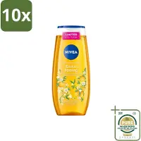 Nivea 10 x – Douchegel – Exotic Feeling – 250 ml - Wasstrips - Douchegel - Tropische Geur - Mild Reinigen - Huid Verzorgen - Fris Huidgevoel