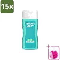 Reebok 15 x - Cool Your Body - Douchegel - 400 ml - Bulkverpakking - Douchegel - Douchemop - Menthol