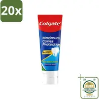 Colgate 20 x - Carries Protection - Met Calcium - Tandpasta - 75ml - Wasstrips - Gaatjes - Tandbederf - Tanden Beschermen - Tandpasta - Fluoride