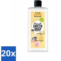 Marcels Green Soap Marcel's Green Soap - Dagelijkse Shampoo - Vanille & Kersenbloesem - Versterkt en verzorgt - 300 ml - Voordeelverpakking - 20 stuks