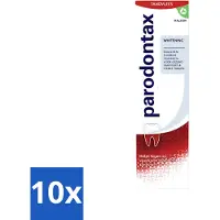 Parodontax 10 x - Tandpasta - Whitening - 75ml - Voordeelverpakking - 10 stuks