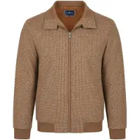Steppin' Out Herritage Jack Wolmix Pepita Bruin - Maat XXL - Heren - Tussenjas