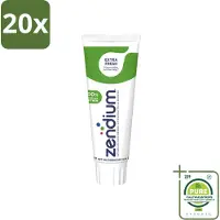 Zendium 20 x - Extra Fresh - Tandpasta - Natuurlijke Enzymen - 75 ml - Grootverpakking - Vaatwasstrips - Tandpasta - Enzymen - Natuurlijke Tandpasta - Mondverzorging - Frisse Adem