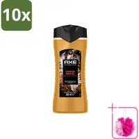 Axe 10 x – Douchegel – Copper Santal – 300 ml - Bulkverpakking - Douchegel - Douchemop - Koper