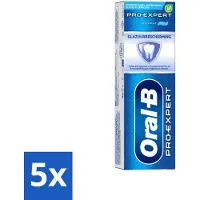 Oral-B 5 x - Pro-Expert Sterk Glazuur - Tandpasta - Beschermt Glazuur - 75 ml - Voordeelverpakking - 5 stuks