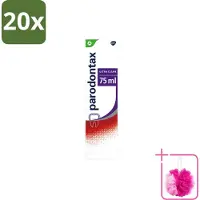 Parodontax 20 x – Tandpasta – Ultra Clean – 75 ml - Bulkverpakking - Tandpasta - Douchemop - Tandplak