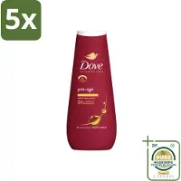 Dove 5 x – Douchegel – Pro Age Body Wash – 400 ml - Wasstrips - Douchegel Voor Rijpere Huid - Huidverzorging - Hydraterende Crème - Huidbarrière - Sulfaatvrije Douchegel