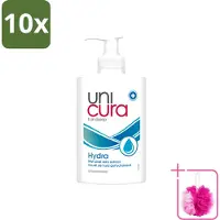 Unicura 10 x - Vloeibare Zeep Hydra - Hydraterend - 250 ml - Bulkverpakking - Handzeep - Douchemop - Hydra