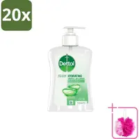Dettol 20 x – Antibacteriële Handzeep – Aloë Vera – 250 ml - Bulkverpakking - Handzeep - Douchemop - Antibacteriële handzeep
