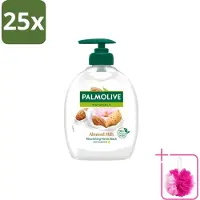 Palmolive 25 x – Handzeep – Amandel Melk – 300 ml - Bulkverpakking - Handzeep - Douchemop - Handen reinigen
