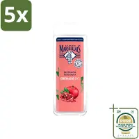 Le Petit Marseillais 5 x – Douchegel – Grenade Bio – 400 ml - Wasstrips - Douchegel - Biologische Douchegel - Granaatappel Douchegel - Natuurlijke Douchegel - Frisse Douchegel