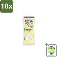 Le Petit Marseillais 10 x – Douchecrème – Lait – 400 ml - Grootverpakking - Vaatwasstrips - Douchecrème - Huid Verzorging - Hydraterende Douchecrème - Zachte Huid - Natuurlijke Douchecrème