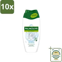 Palmolive 10 x Naturals - Douchegel - Sensitive - Voor Gevoelige Huid - 250 ml - Wasstrips - Gevoelige Huid - Douchegel - Melkproteïnen - Zachte Douchegel - Natuurlijke Vochtbalans