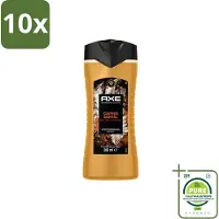 Axe 10 x – Douchegel – Copper Santal – 300 ml - Grootverpakking - Vaatwasstrips - Douchegel - Koper - Sandelhout - Mannelijke Geur - Reiniging