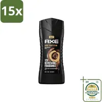 Axe 15 x – Douchegel – Dark Temptation – 250 ml - Wasstrips - Douchegel - Douchegel Mannen - Douchegel Dark Temptation - Douchegel Voor Mannen - Douchegel Voor Huid