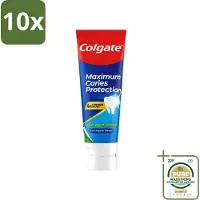 Colgate 10 x - Carries Protection - Met Calcium - Tandpasta - 75ml - Wasstrips - Gaatjes - Tandbederf - Tanden Beschermen - Tandpasta - Fluoride