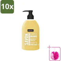 Sence 10 x - La Maison Du Savon De Marseille - Handzeep - Vanille - Hygiënisch - 500 ml - Bulkverpakking - Handzeep vanille - Douchemop - Hygiëne