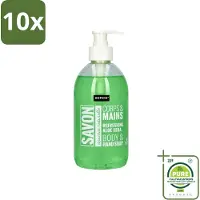 Sence 10 x - Refreshing Aloe Vera - Handzeep - Savon - 500 ml - Grootverpakking - Vaatwasstrips - Aloe Vera Handzeep - Handverzorging - Frisse Handen - Hydraterende Handzeep - Mild Handzeep