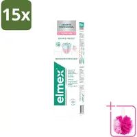 Elmex 15 x - Tandpasta - Sensitive Professional - Repair & Prevent - 75 ml - Bulkverpakking - Gevoelige tanden - Douchemop - Tandpasta