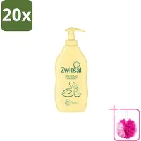 Zwitsal 20 x – Babyshampoo – Mild & Verzorgend – 400 ml - Bulkverpakking - Babyshampoo - Douchemop - babyshampoo