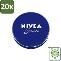 Nivea 20 x – Crème – Voor Gezicht, Handen en Lichaam – 250 ml - Grootverpakking - Vaatwasstrips - Crème - Gezichtscreme - Handen Crème - Lichaamscreme - Hydratatie