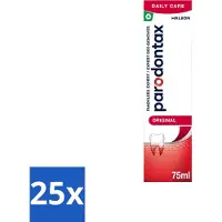 Parodontax 25 x - Tandpasta - Original - Versterkt Tandvlees & Verwijdert Tandplak - 75 ml - Voordeelverpakking - 25 stuks