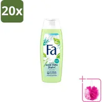 Fa 20 x – Douchegel – Yoghurt Aloe Vera – 250 ml - Bulkverpakking - Douchegel yoghurt aloë vera - Douchemop - Huid verzorging