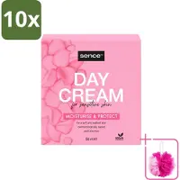 Sence 10 x - Gevoelige Huid - Dagcrème - Verzachtend - 50 ml - Bulkverpakking - Gevoelige huid crème - Douchemop - Dagcrème