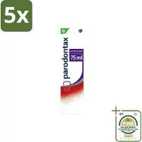 Parodontax 5 x – Tandpasta – Ultra Clean – 75 ml - Wasstrips - Tandpasta - Tandplak - Tandvlees - Bloedend Tandvlees - Fluoride