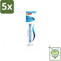 Sensodyne 5 x – Tandpasta – Extra Fresh Gel – 75 ml - Grootverpakking - Vaatwasstrips - Gevoelige Tanden - Mondgevoel - Tandpasta - Frisheid - Tandgevoeligheid