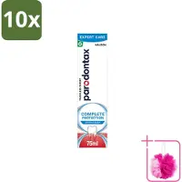 Parodontax 10 x – Tandpasta – Complete Protection Extra Fresh – 75 ml - Bulkverpakking - Tandvleesbescherming - Douchemop - Mondhygiëne