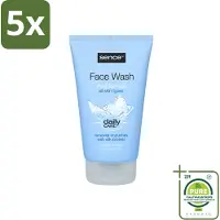 Sence 5 x - Alle Huidtypes - Face Wash - Verfrissend - 150 ml - Grootverpakking - Vaatwasstrips - Face Wash - Huid Reinigen - Huid Verzorgen - Huid Verfrissen - Zijdeproteïne