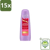 Unilever 15 x – Conditioner – Levendige Kleur – 200 ml - Grootverpakking - Vaatwasstrips - Kleurvervanging - Haarkleur Beschermen - UV-filter - Hibiscus-extract - Haar Verzorgen