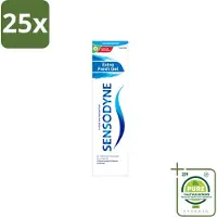 Sensodyne 25 x – Tandpasta – Extra Fresh Gel – 75 ml - Grootverpakking - Vaatwasstrips - Gevoelige Tanden - Mondgevoel - Tandpasta - Frisheid - Tandgevoeligheid