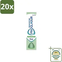 Sensodyne 20 x – Tandpasta – Proglasur Daily Protection – 75 ml - Wasstrips - Tanderosie - Gevoelige Tanden - Tandglazuur - Gaatjes - Fluoride