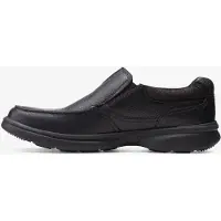 Clarks Bradley Vrije Zwarte Tumbled Leren Schoenen